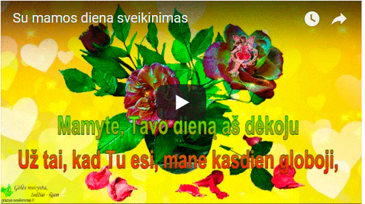 PRAŽYDUSI MAMOS DIENA PRAŽYDUSI MAMOS DIENA