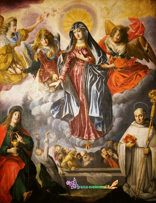 Su Marijos įžengimu į dangų