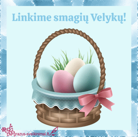 Linksmų Velykų!