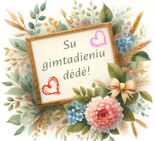 Su gimtadieniu dėdė