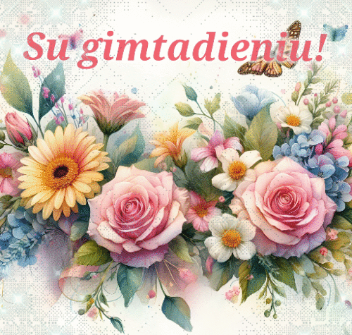 Su gimtadieniu moteriai